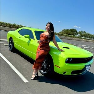 Gianni Bini Rust Red Dress